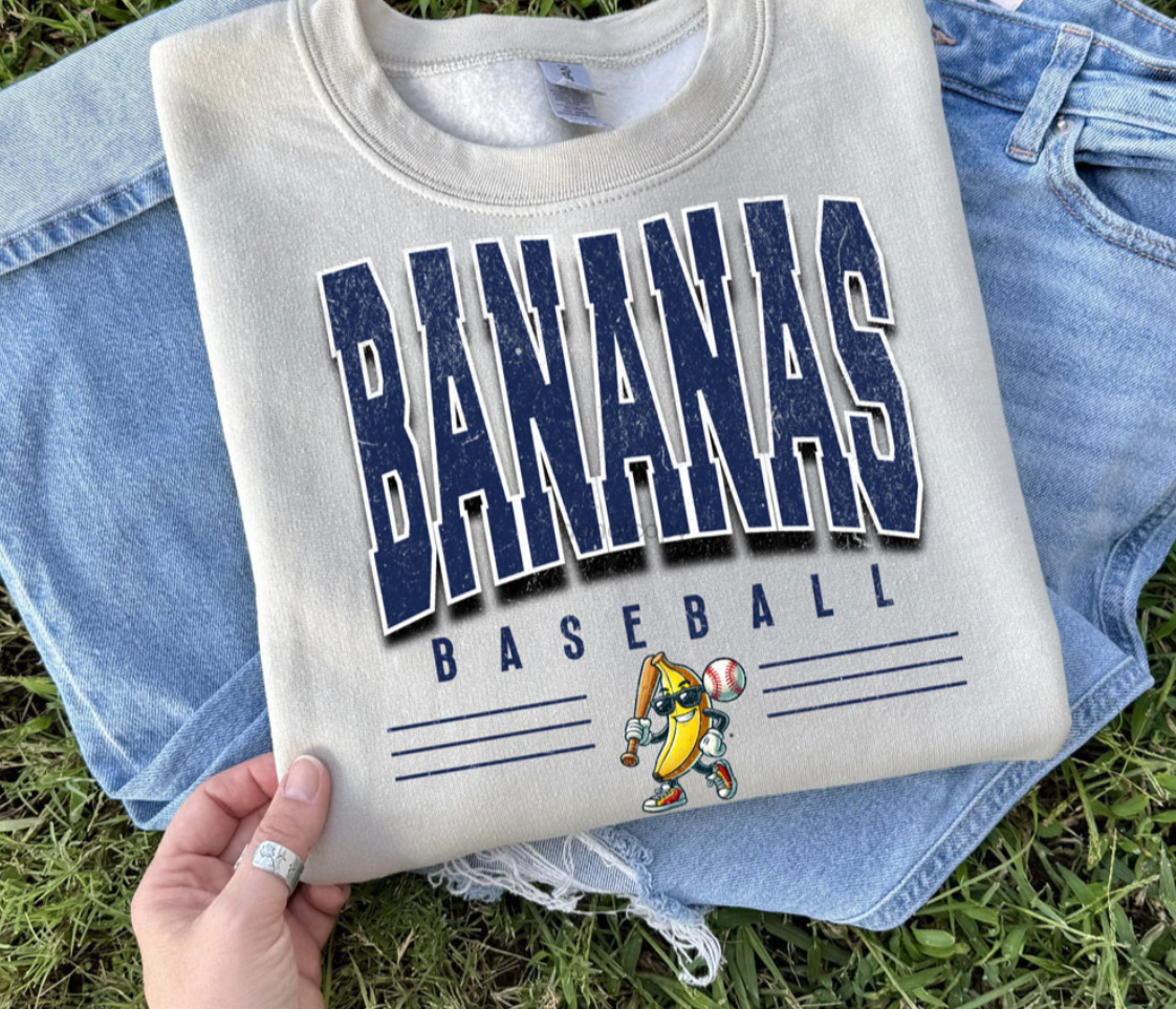 Adult Banana Baseball Apparel