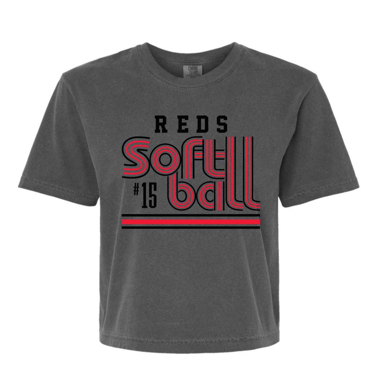 Reds Retro Softball Tees- Customize Player Number