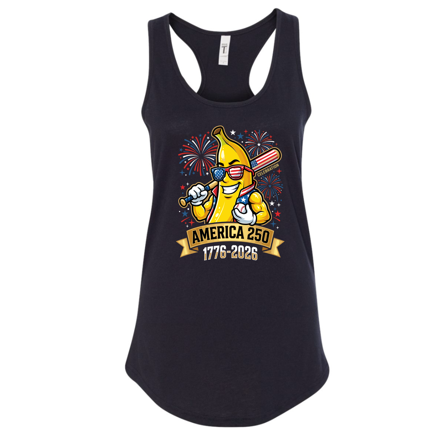 Adult America 250 Year Banana Baseball