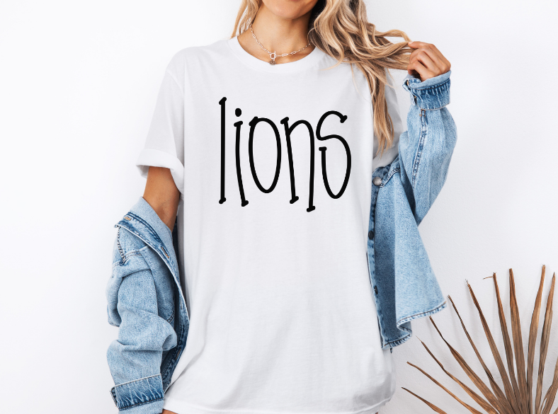 Lions School Mascot Tee