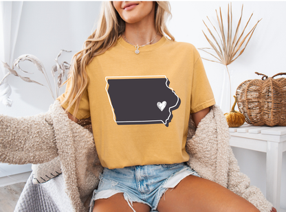 Made to Order- State of Iowa with Heart