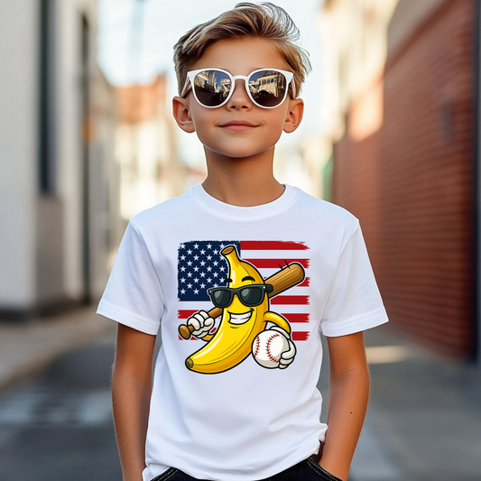Youth USA Flag Banana Ball