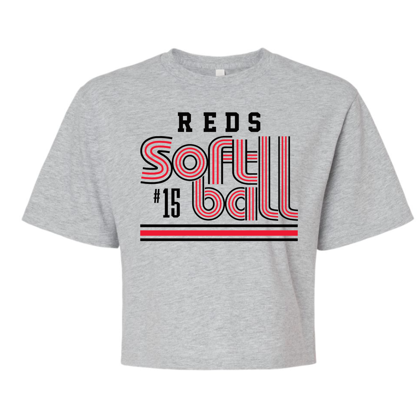 Reds Retro Softball Tees- Customize Player Number