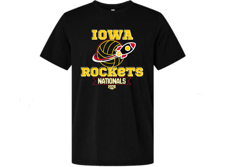 Adult IOWA ROCKETS NATIONAL T-SHIRT