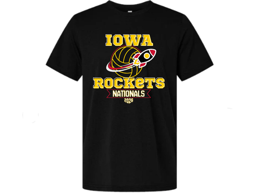 Adult IOWA ROCKETS NATIONAL T-SHIRT