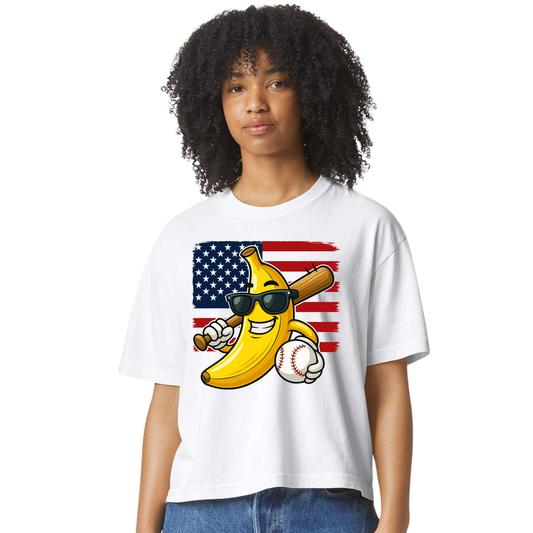 Adult USA Flag Banana Ball Apparel